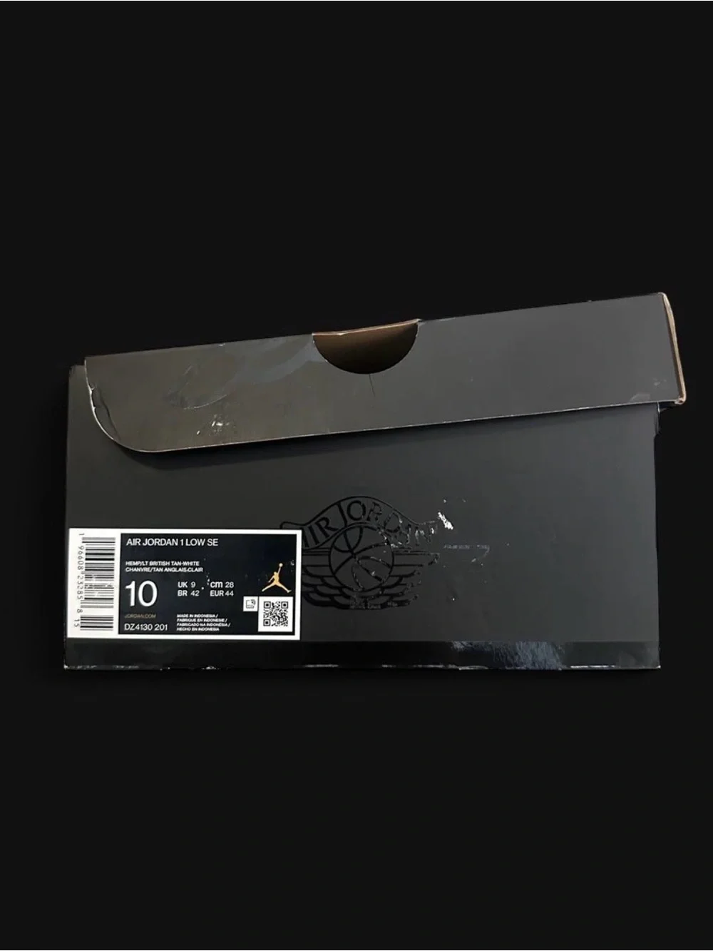 MENS AIR JORDAN 1 LOW SE BROWN ELEPHANT SIZE 10 (WOMENS SIZE 11.5) NWT DEADSTOCK